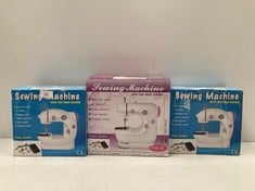 3 X SEWING MACHINES VARIOUS MAKES AND MODELS - LOCATION 36B.