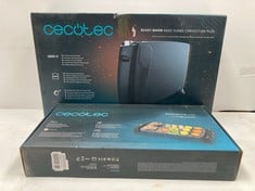 2 X MISCELLANEOUS ITEMS CECOTEC VARIOUS MODELS INCLUDING ELECTRIC PLANCHA - LOCATION 24B.