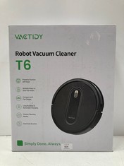 VACTIDY ROBOT HOOVER, NIMBLE T6 WITH POWERFUL SUCTION, INTELLIGENT DETECTION, 2500MAH, QUIET, 3 CLEANING MODES, APP/ALEXA/SIRI CONTROL AND REMOTE, FOR PETS, HARD FLOOR AND CARPET - LOCATION 20B.