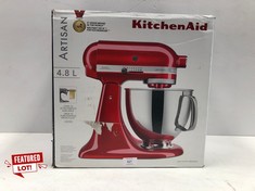 KITCHENAID ARTISAN - FOOD PROCESSOR (RED, STAINLESS STEEL, 50/60 HZ)-LOCATION 4B.