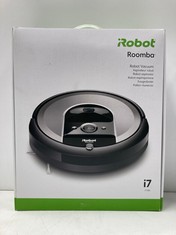 IROBOT ROOMBA I7156 WI-FI ROBOT HOOVER - MULTI-SURFACE RUBBER BRUSHES - MAPS AND ADAPTS TO YOUR HOME - RECOGNISES OBJECTS - PERSONALISED SUGGESTIONS - VOICE ASSISTANT COMPATIBLE - IMPRINT COORDINATIO