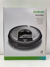 IROBOT ROOMBA I7156 WI-FI ROBOT HOOVER - MULTI-SURFACE RUBBER BRUSHES - MAPS AND ADAPTS TO YOUR HOME - RECOGNISES OBJECTS - PERSONALISED SUGGESTIONS - VOICE ASSISTANT COMPATIBLE - IMPRINT COORDINATIO