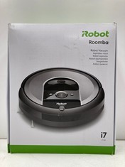 IROBOT ROOMBA I7156 WI-FI ROBOT HOOVER - MULTI-SURFACE RUBBER BRUSHES - MAPS AND ADAPTS TO YOUR HOME - RECOGNISES OBJECTS - PERSONALISED SUGGESTIONS - VOICE ASSISTANT COMPATIBLE - IMPRINT COORDINATIO