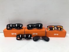 5 X SPY+ SUNGLASSES VARIOUS MODELS INCLUDING MODEL 673407973863-LOCATION 6C.