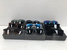 9 X HAWKERS SUNGLASSES VARIOUS MODELS INCLUDING MODEL S9/HONR21BBTP-LOCATION 2C.