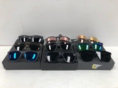 9 X HAWKERS SUNGLASSES VARIOUS MODELS INCLUDING MODEL HDE22CETP LOCATION 2C.