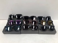 9 X HAWKERS SUNGLASSES VARIOUS MODELS INCLUDING MODEL HSS122WEXO-LOCATION 2C.