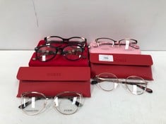 5 X GLASSES VARIOUS MODELS INCLUDING MODEL GU2879-LOCATION 2C.