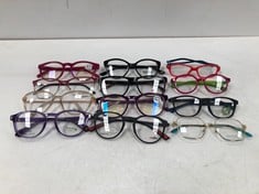 12 X GLASSES VARIOUS MODELS INCLUDING MODEL NAO3080148-LOCATION 2C.