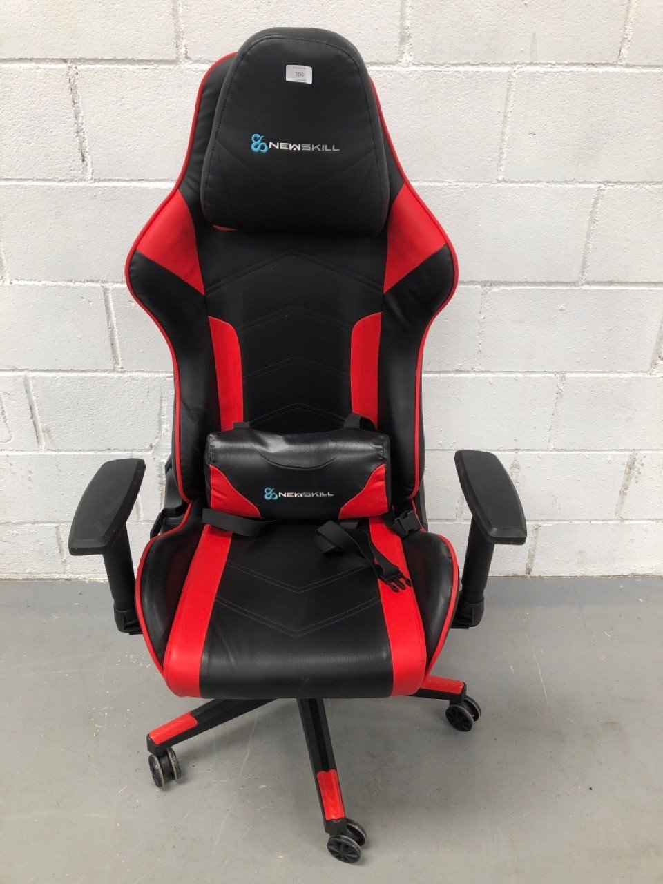 GAMING CHAIR NEWSKILL RED AND BLACK (DIRTY).