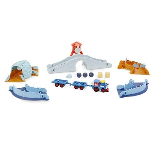 4 X LITTLE TIKES SLAMMIN' RACERS RUNAWAY EISENBAHN-SET UND ZUG MIT GERÄUSCHEN RAILROAD, COLOUR RUNAWAY RAILWAY, MEDIUM (MGA ENTERTAINMENT UK LTD 649516).