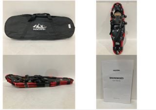 NACATIN - SNOWSHOES FOR MEN AND WOMEN, WITH CARRYING BAG, ADJUSTABLE BINDINGS, 21"/25"/30".