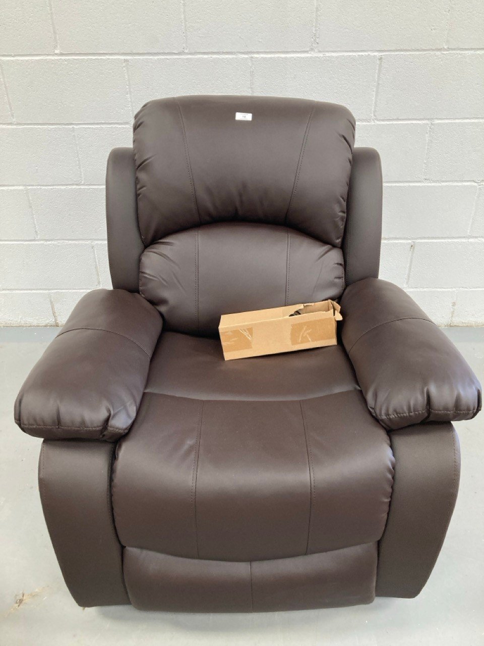 RECLINING MASSAGE CHAIR RECLINING BROWN COLOUR ASTAN HOGAR.