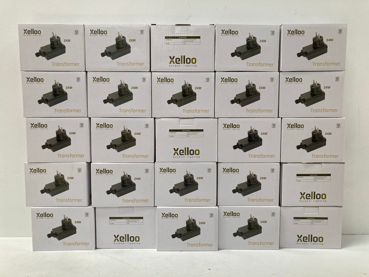 26 X XELLOO 24W TRANSFORMER.