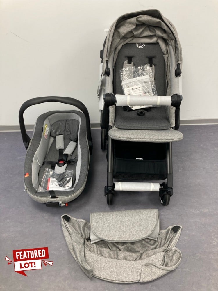 JANÉ NEWEL, 2-PIECE PUSHCHAIR, WITH GROUP 0+ CONVERTIBLE INTO CARRYCOT MATRIX LIGHT 2, FROM BIRTH TO 15 KG, ALUMINIUM, WITH BAG AND RAIN COVER, COMPACT FOLDING.