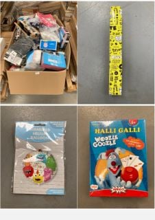 PALLET VARIETY OF HOUSEHOLD ITEMS INCLUDING HALLI GALLI .