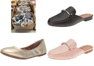 PALLET VARIETY OF SHOES VARIOUS MODELS AND SIZES INCLUDING PINK SIZE 37.