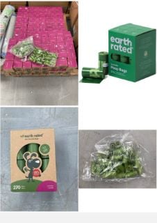 EARTH RATED QUANTITY - DOG POOP BAGS - LEAK PROOF, EXTRA THICK PET POOP BAGS FOR DOGS OF ALL SIZES - LAVENDER SCENTED - 270 PIECES.