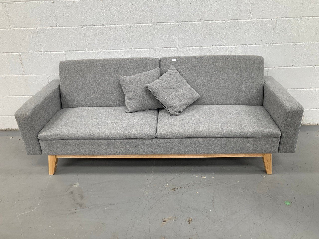 SOFA BED NALUI 3 SEATER COMOR LIGHT GREY.