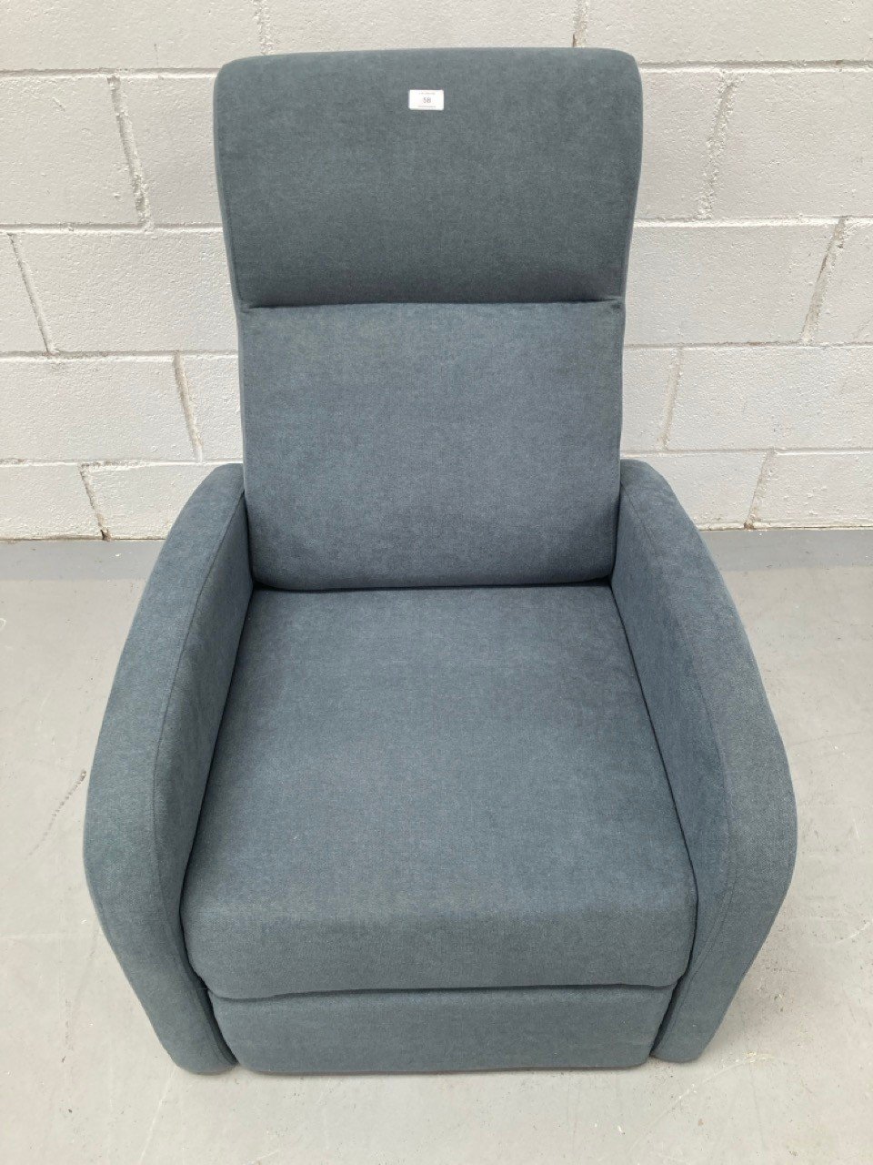 SELF RECLINING CHAIR BLUE COLOUR.