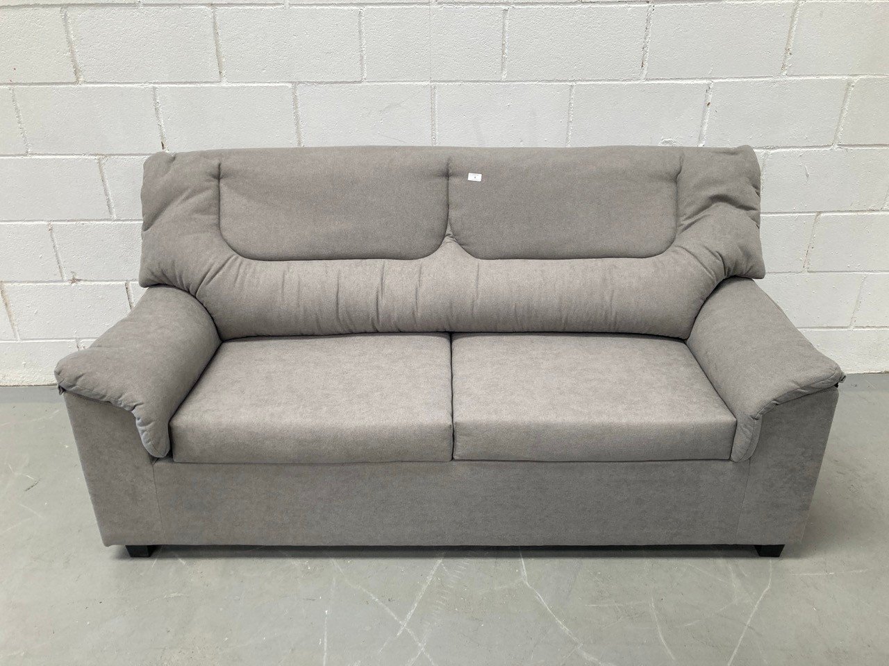 YUQUE THREE SEATER ARMCHAIR GREY COLOUR .