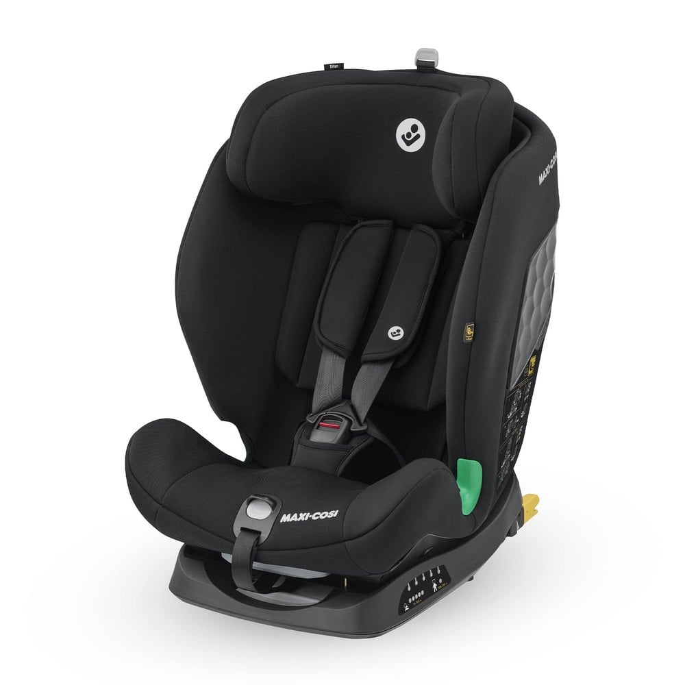 MAXI-COSI TITAN I-SIZE, MULTI-AGE CAR SEAT, 15 MONTHS-12 YEARS, 76-150 CM, ISOFIX SEAT, G-CELL SIDE IMPACT PROTECTION, 5 POSITIONS, ADJUSTABLE HEADREST, BASIC BLACK (P.V.P 249,99).