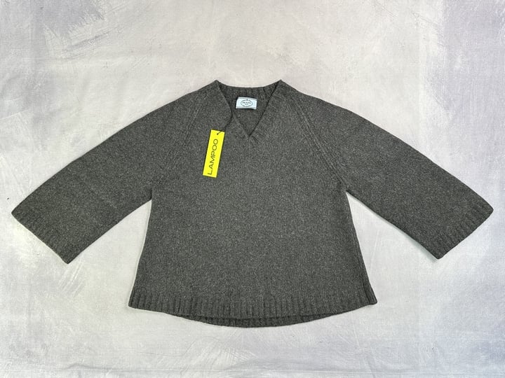 Prada Grey Wool Jumper - Size 44