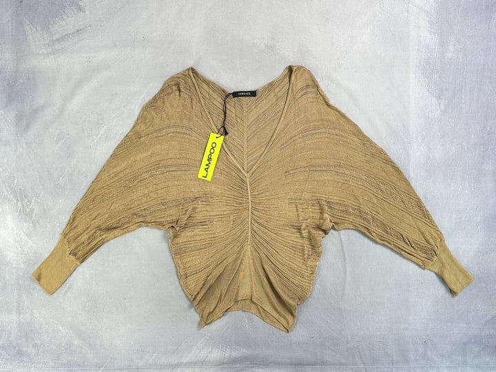 Versace Gold Top - Size 46