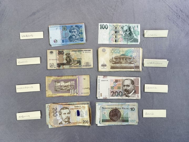 Various European Banknotes Including 680 Polish (Approx) (VAT ONLY PAYABLE ON BUYERS PREMIUM)