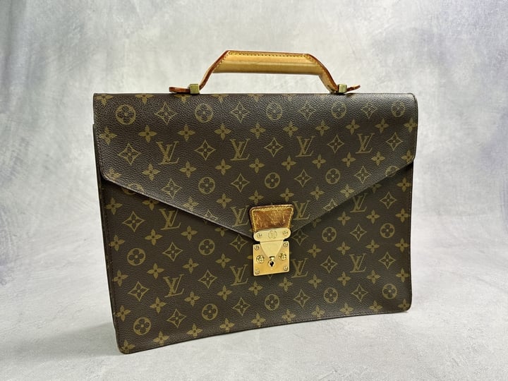 Louis Vuitton Monogram Business/Document Bag  - 37x28x6cm (Approx)(VAT ONLY PAYABLE ON BUYERS PREMIUM)