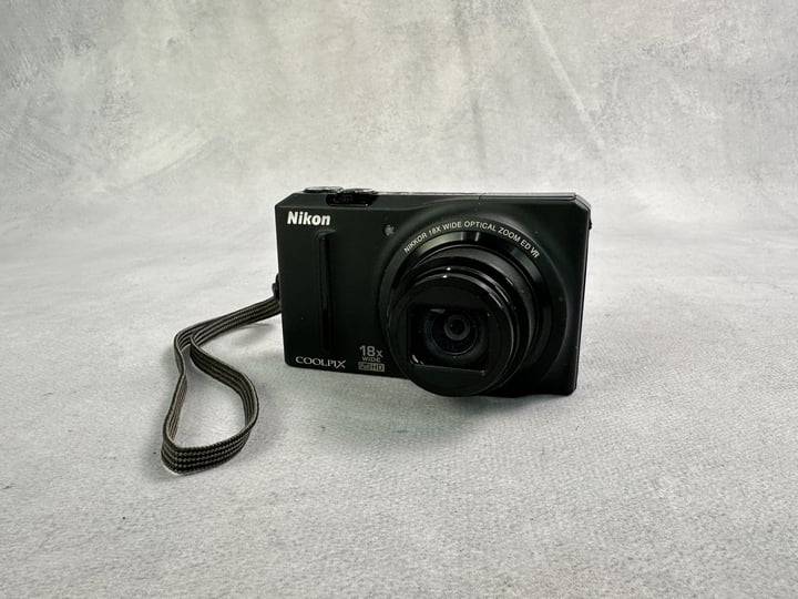 Nikon Coolpix S9100 Digital Camera (MPSA27026536)(VAT ONLY PAYABLE ON BUYERS PREMIUM)