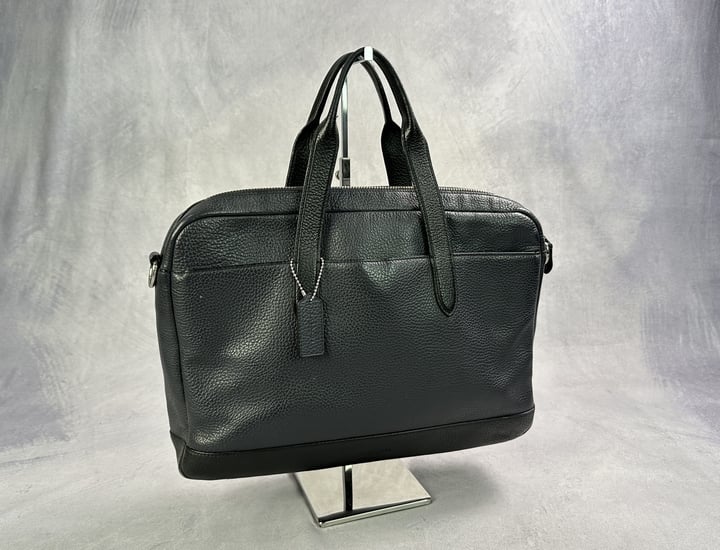 Coach Leather Laptop Bag - 38x29x7cm (Approx)(VAT ONLY PAYABLE ON BUYERS PREMIUM)