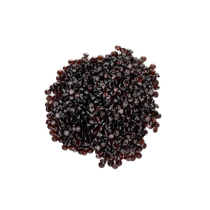 96.45ct Garnet Round-cut Parcel of Gemstones, 2.5mm