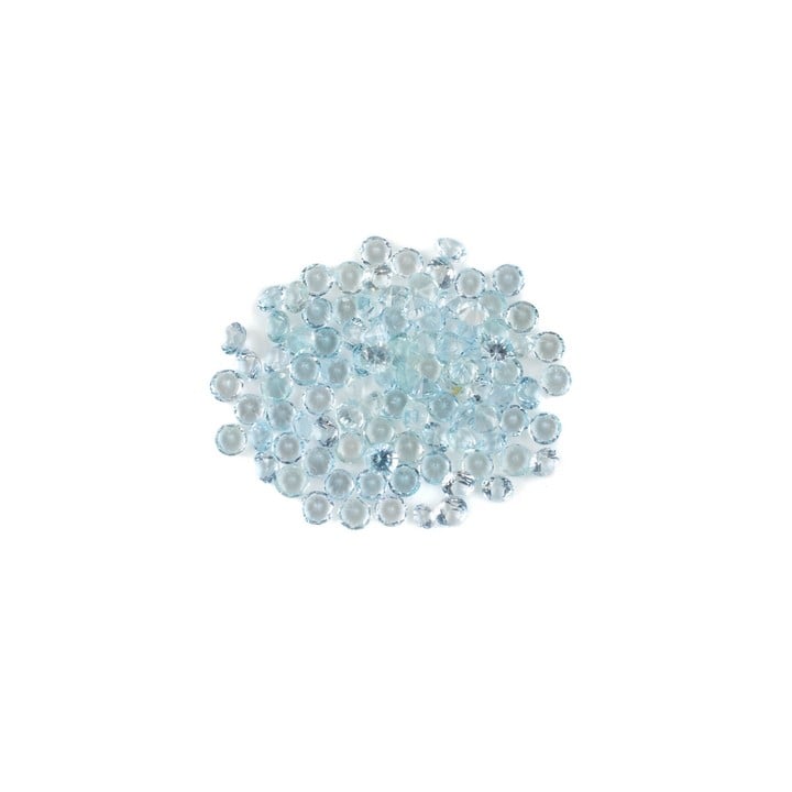 22.02ct Aquamarine Faceted Parcel of Gemstones, 5x3mm