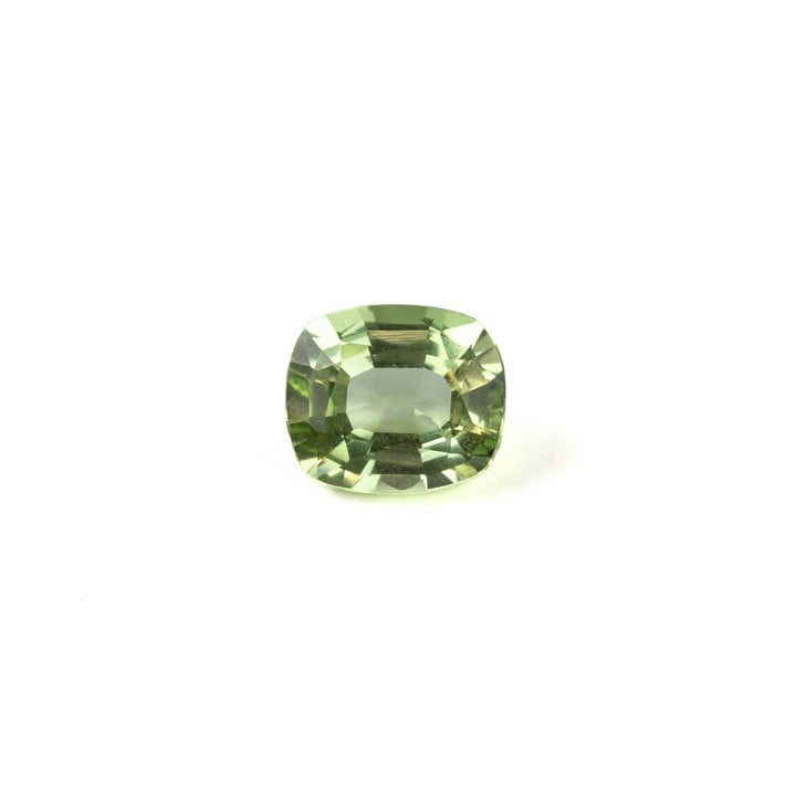 1.90ct Peridot Faceted Cushion-cut Single Gemstone, 8x7mm (VAT Only Payable on Buyers Premium)