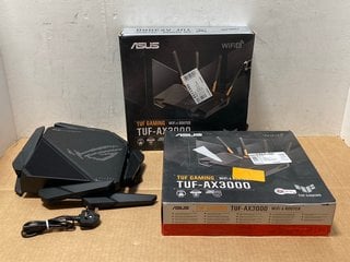 3 X ASUS TUF GAMING TUF-AX3000 WIFI 6 ROUTERS: LOCATION - A4