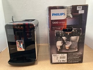 PHILIPS 5400 SERIES BEAN TO CUP ESPRESSO MACHINE TO INCLUDE MELITTA 12 BARISTA TS SMART COFFEE MACHINE - RRP £700: LOCATION - A4