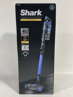 SHARK ANTI HAIR WRAP CORDLESS VACUUM CLEANER IN MID BLUE MODEL: IZ202UK - RRP £249: LOCATION - FRONT BOOTH