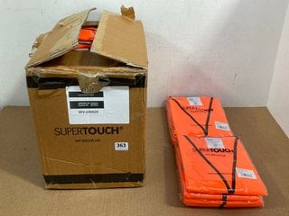 QTY OF SUPERTOUCH HI-VIS LONG SLEEVED VESTS IN ORANGE - UK SIZE LARGE: LOCATION - B12