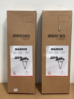 2 X MENABO MARIUS VEHICLE BIKE CARRIERS - COMBINED RRP £118: LOCATION - B11