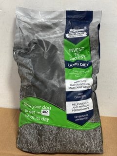 CHAPEL FARM INVEST N' DIGEST LAMB DIET 15KG DRY DOG FOOD BAG - BBE 16/08/2025: LOCATION - B11