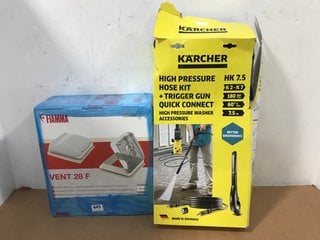 KARCHER PRESSURE WASHER TO INCLUDE WALL SOLUTION VENT: LOCATION - B8