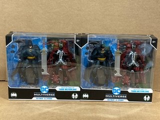 2 X DC MULTIVERSE BATMAN & SPAWN FIGURE PLAY SET: LOCATION - B6