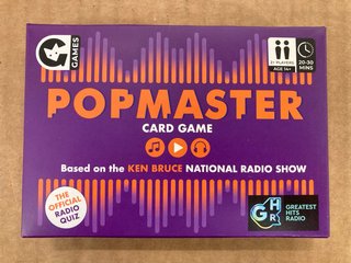 QTY OF POPMASTER CARD GAMES: LOCATION - C2