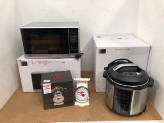 3 X JOHN LEWIS & PARTNERS KITCHEN ITEMS TO INCLUDE JLSMWO08 DIGITAL MICROWAVE: LOCATION - C3