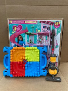 3 X KIDS TOYS TO INCLUDE BARBIE DREAMHOUSE PLAYSET: LOCATION - C8