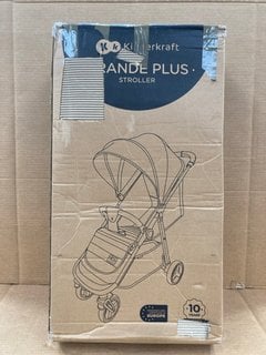 KINDERKRAFT GRANDE PLUS STROLLER - RRP £120: LOCATION - C10