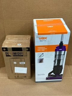 VAX AIR STRETCH CORDED VACUUM TO INCLUDE SMALL PORTABLE DEHUMIDIFIER: LOCATION - C12