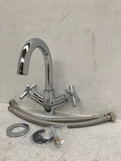 MONO BASIN MIXER TAP IN CHROME RRP £175: LOCATION - R3