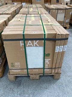 PALLET OF RAK INTERNAL/EXTERNAL GRADE (FREEZE THAW FROST RESISTANT PORCELAIN TILES) 600MM SQ IN ICE WHITE SMOOTH APPROX 43M SQ IN TOTAL APPROX 720KG IN WEIGHT RRP £3542 HEAVY ITEM ADEQUATE VEHICLE AN